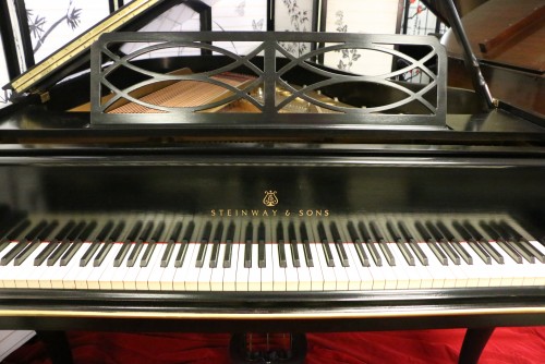 (SOLD)Art Case Chippendale Steinway M 5'7