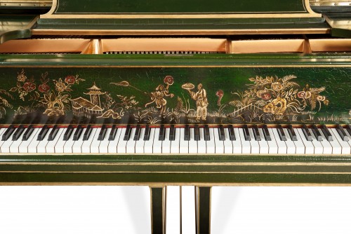 (SOLD) Steinway Grand Piano M Art Case Hand Painted Chinese Style Masterpiece Restored & Rebuilt New PianoDisc IQ Player System!