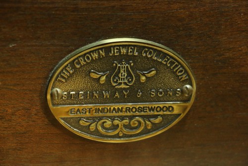 (SOLD) Crown  Jewel Art Case Steinway M 1998 King Louis XV,  