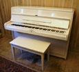 (SOLD Congratulations Cortes Family))White Gloss Piano Young Chang Upright 44