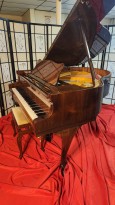 PETROF GRAND PIANO MODEL V 5'8 1998 French Provincial Mahogany, w/ PianoDisc Player $9950.