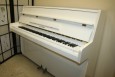 White Gloss Console Piano Hyundai By Samick 1990 Like New (SOLD Congratulations Diana)