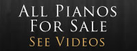 Quality Pre-owned Pianos For Sale Video